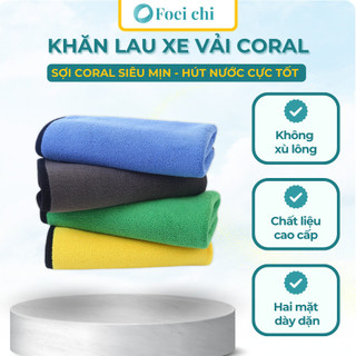 Khăn Lau Đa Năng Microfiber 2 Mặt  Siêu Thấm Cực Dày Không Đổ Lông BUNA, Khăn Lau Xe Ôto, Xe máy.