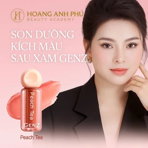 Peach tea- Son dưỡng Genz chuyên dùng cho môi sau phun xăm _H02 pxtm
