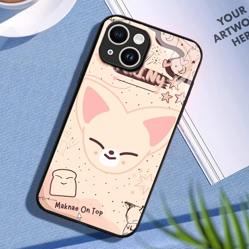 SKZ đi lạc trẻ em 01 Vỏ điện thoại thủy tinh cho IPhone 16 15 14 13 12 11 Pro XR XS Max Plus Mini X XR 8 7 6s SE2 / 3