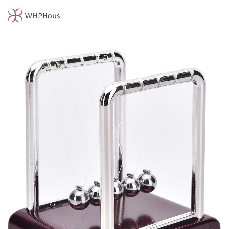 Streamers Newton 's Cradle Steel Balance Vật lý Khoa học Con lắc Bàn quà tặng vui nhộn J, Mới