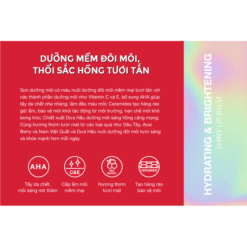 Mô tả Son Dưỡng Môi Có Màu Lip It Tint Me Healthy Balm Hạn Chế Môi Khô, Làm Đều Màu Môi 3g - 7