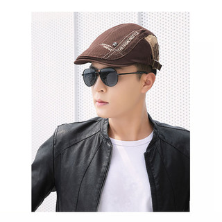 Mũ nồi phẳng Unisex thông thường Mũ nồi có thể điều chỉnh Mũ chống nắng mùa hè