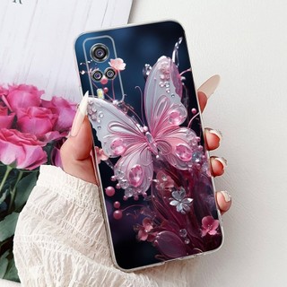 Ốp lưng Vivo Y51 V2030 V2031 Y51A Y31 Y33 Y53s 4G Họa tiết hoa mèo dễ thương Vỏ điện thoại TPU silicon mềm