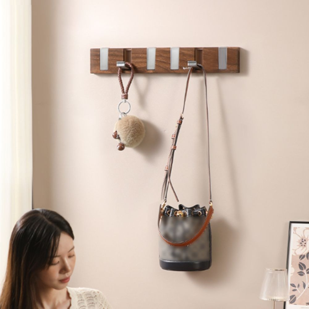 LACYES Khăn Áo Móc, Treo Tường 6 Móc Quần Áo Áo Móc Bảo Quản, Bền Trong Suốt Ánh Sáng Sang Trọng Đấm Miễn Phí Cửa Sau Quần Áo Móc Tắm