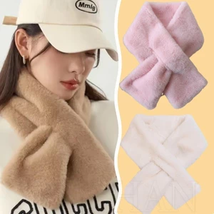 Phụ Kiện Ấm Áp Mùa Đông - Dày, Chống Gió, Thời Trang, Mềm Mại, Thoải Mái - Khăn Màu Trơn Hàn Quốc - Dành Cho Xe Đạp Ngoài Trời, Đi Bộ Đường Dài - Khăn Đeo Chéo Sang Trọng Nữ