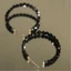 Flgo Tinh Tế Tai Trang Sức Nữ Bohemia Bông Tai Tai Tai Đen Bông Tai Thời Trang Mặt Dây Chuyền Tai