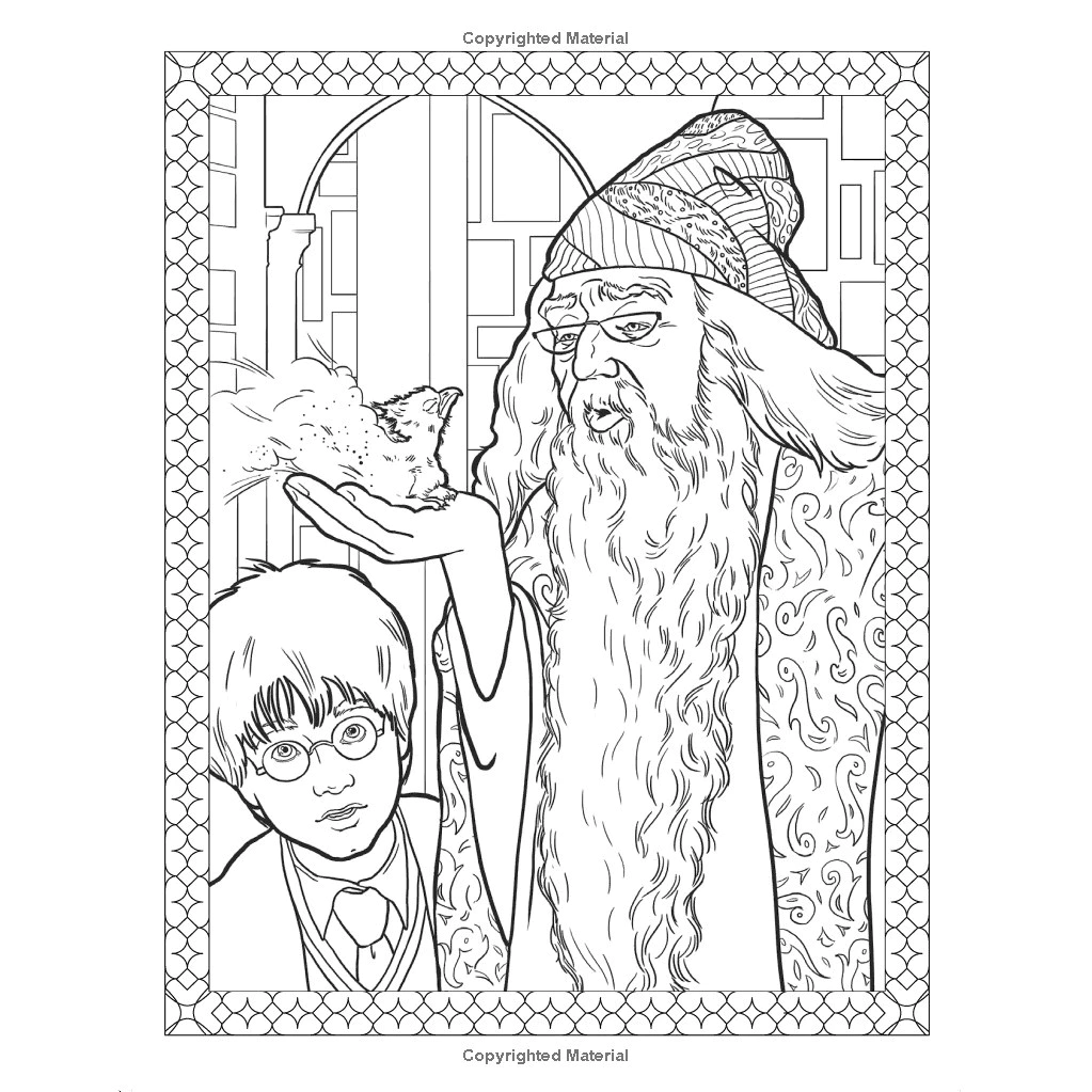 Ossayi Harry Potter Bộ Sách Tô Màu A4 96 Trang Giảm Áp Lực Người Lớn Và Trẻ Em Tranh Và Vẽ Nghệ Thuậ