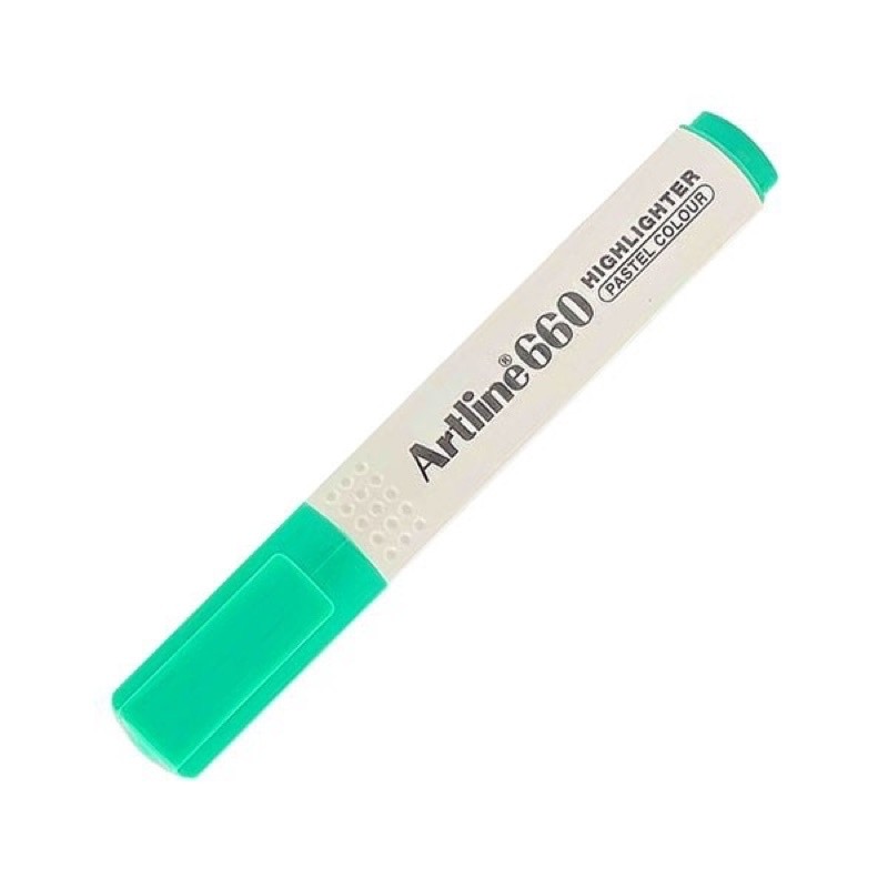 Bút dạ quang, bút nhớ dòng, bút high light bộ màu Pastel Artline Nhật Bản EK-660.