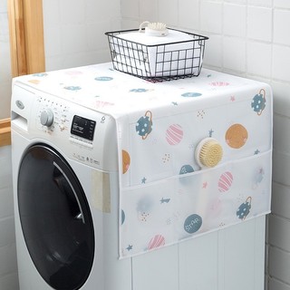 Tấm Phủ Tủ Lạnh, Máy Giặt Có Ngăn Để Đồ - Tấm Che Tủ Lạnh Chống Bụi, Chống Thấm Nước FE123