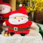 Gấu bông Ông Già Noel vải nhung lụa cao cấp size 26cm, Quà tặng Noel ý nghĩa