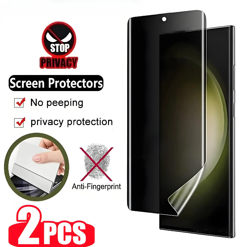 VivoX200 X200Pro X200Ultra X100Pro 2 Chiếc 999D Chống Gián Điệp Riêng Tư Mềm Hydrogel Cho vivo X200 X100 X100s Pro mini Ultra X200s Chống Trầy Xước Bảo Vệ Màn Hình Điện Thoại Phim Mềm Mờ