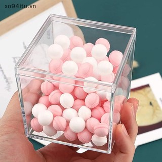 XOITU Hộp vuông Acrylic trong suốt có nắp / Hộp kẹo / Nhiều công dụng Hộp đựng trong suốt Hộp đựng VN