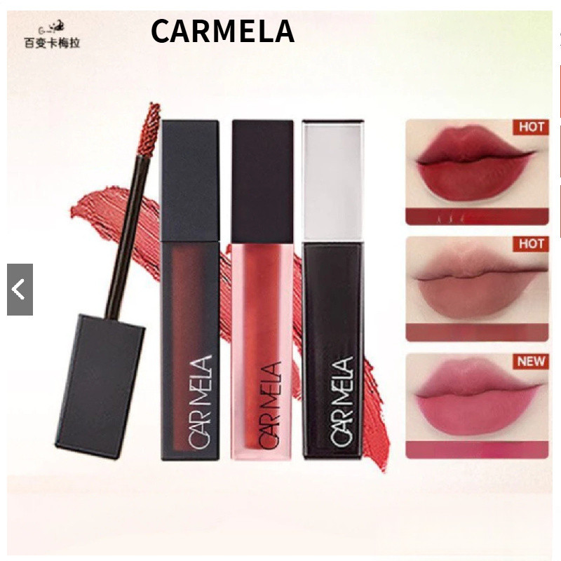 Carmela Son môi son môi khóa lâu trôi trôi màu không dính cốc 65so