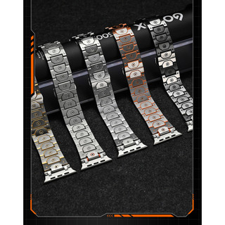 Dây đeo bằng thép không gỉ Titan Thép kim loại Titan cho Apple Watch Ultra 46 / 44 / 40 / 49 / 45 / 41 / 42 / 38 / 45mm iwatch Series Ultra / 10 / 9 / 8 / 7 / 6 / 5 / 4 / 3 / 2 / 1 / SE