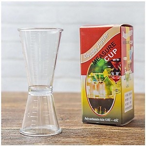 Jigger nhựa 2 đầu có chia vạch - Dụng cụ pha chế chuyên nghiệp, ca đong định lượng cho đồ pha chế.