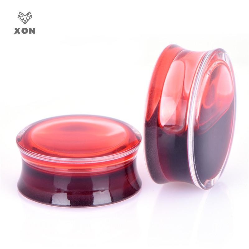 XON Bông Tai Trong Suốt Màu Trơn Độc Đáo