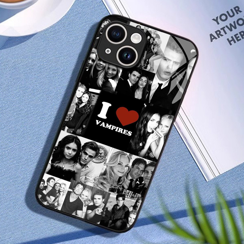 Nhật Ký Ma Cà Rồng 12 Kính Ốp Lưng Điện Thoại IPhone 16 15 14 13 12 11 Pro XR XS Max Plus Mini X XR 8 7 6s SE2 / 3 Cover