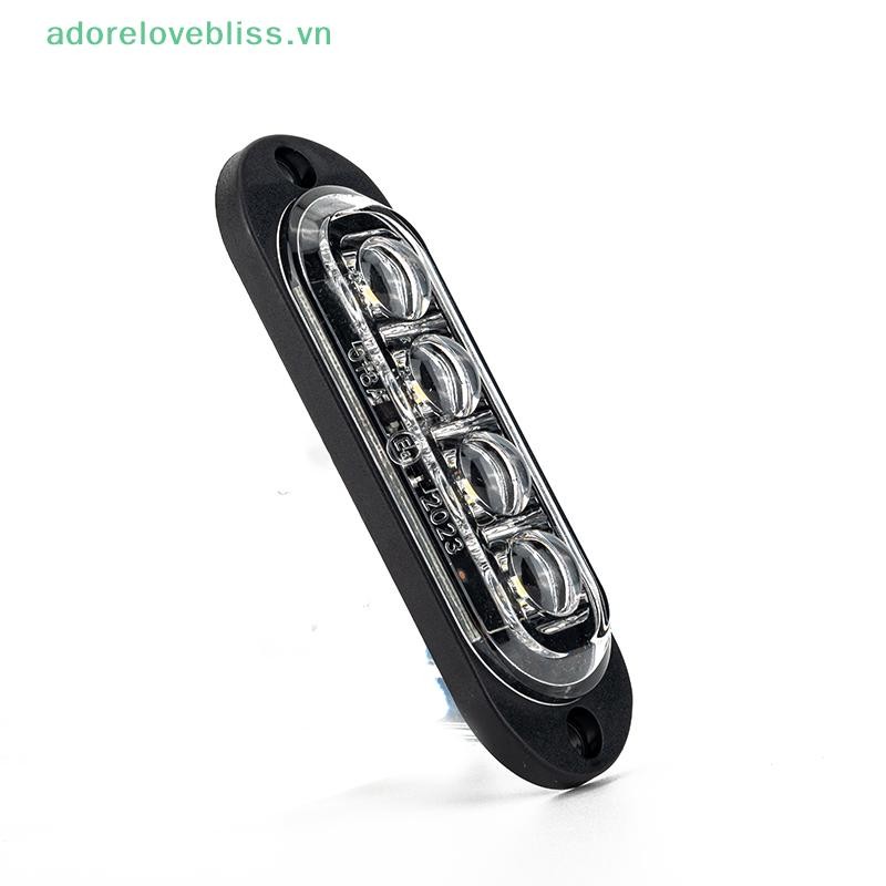 THÊM 12V 24V Xe Tải LED Bên Đánh Dấu Đèn Xe Trailer DOT E8 Mark Phản Quang Van Giải Phóng Đèn Cho Xe Tải RV Xe Buýt Thuyền BSS