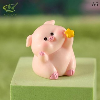 [MAO] Hình Chú Heo Dễ Thương Mô Hình Động Vật Micro Phong Cảnh Trang Trí Nhà Thu Nhỏ Cổ Tích Trang Trí Vườn Phụ Kiện VN