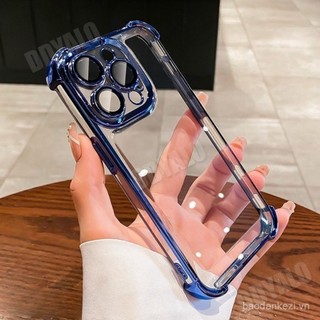 Ốp lưng mạ sang trọng cho Honor X9B X9A Magic 4 5 6 Pro 5G, túi khí với kính camera, ốp điện thoại mềm trong suốt chống sốc