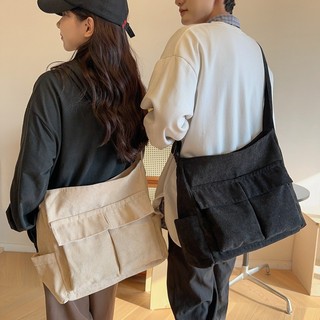 2026 Phong Cách Hàn Quốc Retro Cặp Đôi Thắt Lưng Dây Kéo Đi Lại Thời Trang Phù Hợp Với Túi Đeo Vai