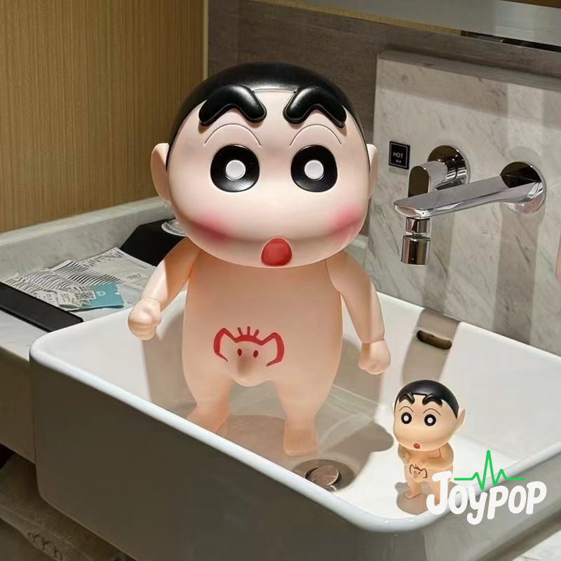 Đồ trang trí Shin-Chan Đồ trang trí Shin-Chan Nohara Shinnosuke Model Bath Vinyl Elephant Doll Gift- * & &