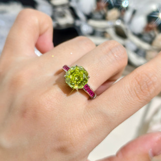 Châu Âu Mỹ ins Phong Cách Mới Kim Cương Hình Bát Giác Apple Green Rose Suit Nữ