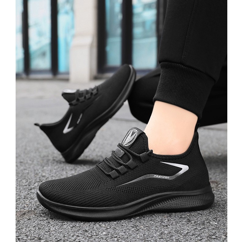 🇻🇳 Giày Sneaker Nam Vải Lưới Thoáng Khí Đa Sắc Thiết Kế Năng Động Hàng Sẵn Kho​