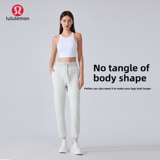 Lulemon Casual Loose Tie-Leg Quần Thể Thao Nữ Quần Mồ Hôi Thể Dục Ngoài Trời Quần Tập Yoga