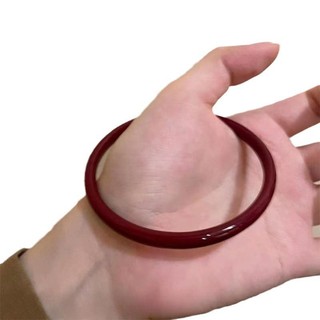 🔥Vòng tròn lớn Miệng Chu Sa Đỏ Jingle Vòng tay vận chuyển hợp không phai màu Vòng Tay Nữ bảo vệ cơ thể khí chất Vòng Tay Nữ Trung Quốc mới 2L12