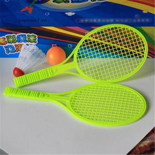 [-d] Bộ vợt Tennis cầu lông ngoài trời dành cho trẻ em Đồ chơi giáo dục thể thao dành cho cha mẹ và con cái {vn}
