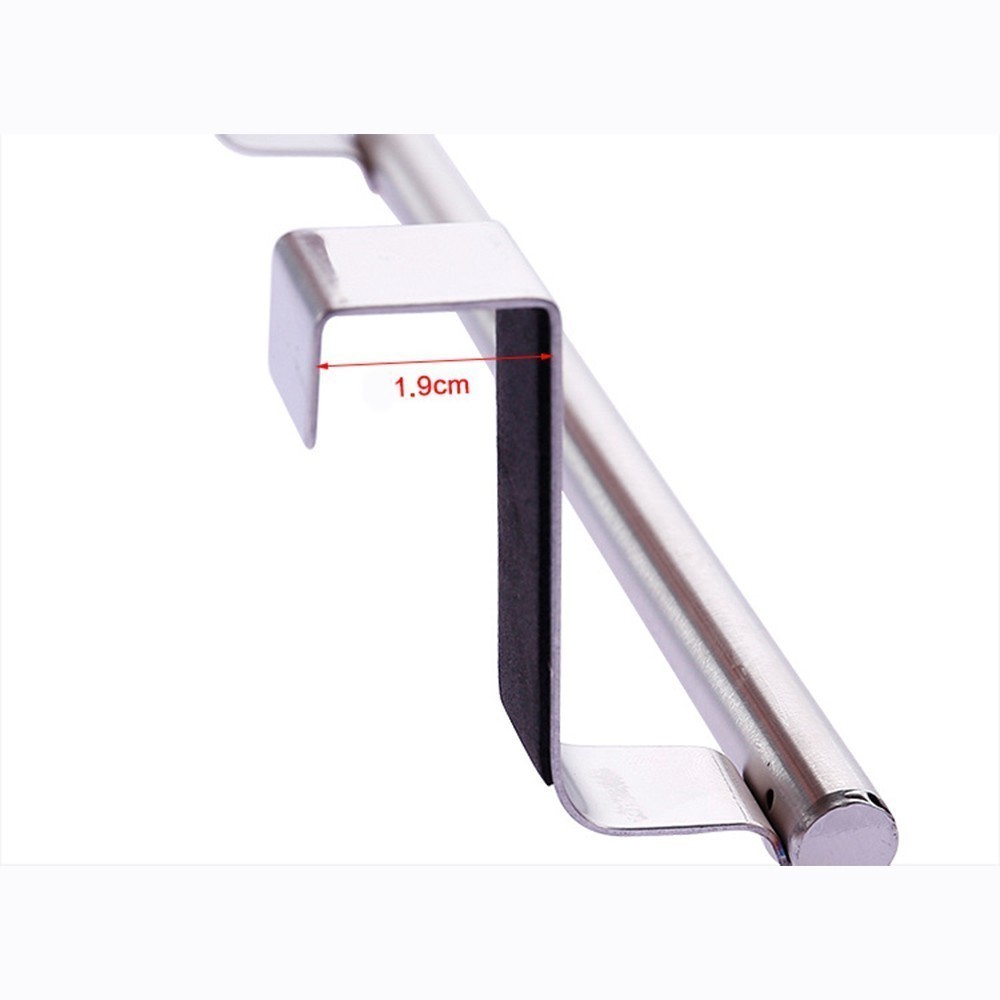 Khung Treo Khăn Inox Cài Gắn Cánh Tủ Nhà Bếp Inox Cứng Cáp，Móc Treo Inox Gắn Cửa Tủ Bếp Móc Treo Khăn Nhà Bếp FE123