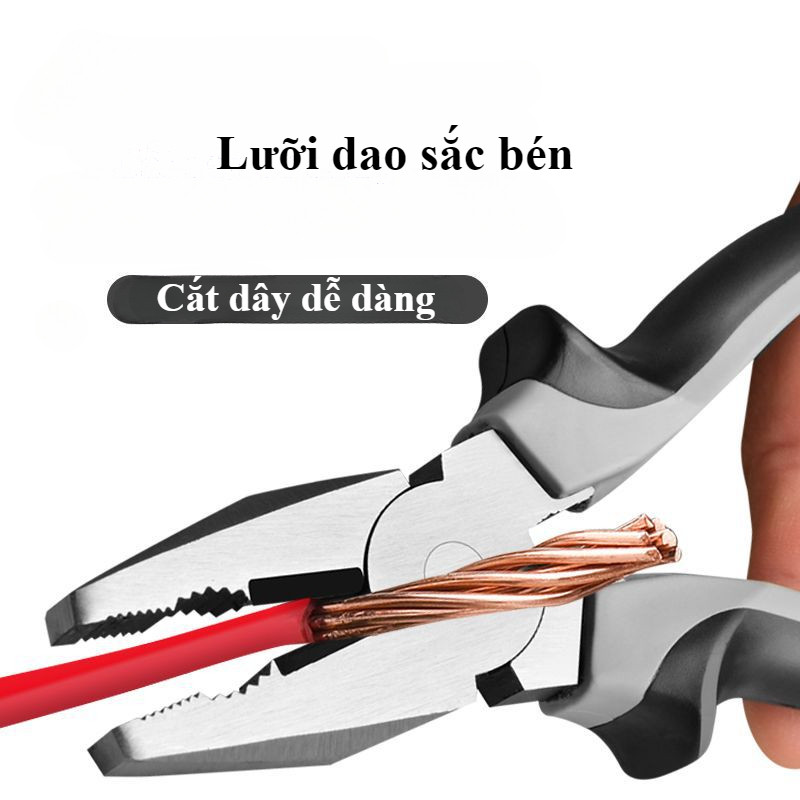 Kìm mũi kim，Kìm dây，Kìm vát，Kìm nhọn, kìm đa năng cao cấp,siêu khỏe cắt đứt mọi loại thép ổ khóa dây xích cáp điện