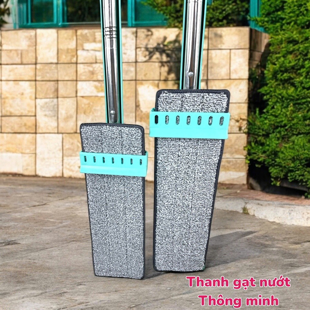 Cây Lau Nhà Tự Vắt Vinh Nam Plastic Thiết Kế Thông Minh Với Gạt Vắt Nước Đồ Lau Nhà Thông Minh