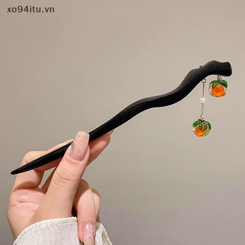 XOITU Vintage Phong Cách Trung Hoa Hanfu Tóc Dính Nữ Kim Loại sel Tóc Nĩa Tóc Đũa Kẹp Tóc Người Phụ Nữ Trang Sức Phụ Kiện VN