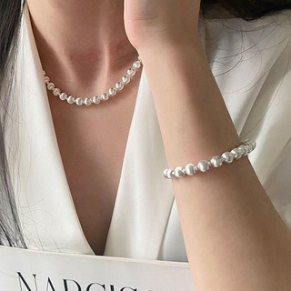 Vòng tay ren mắt mèo sáng bóng bạc 925 dành cho nữ