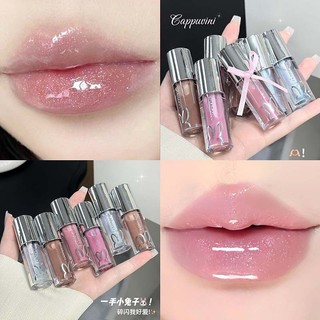 Son bóng Bunny Planet, Son bóng nước gương, dưỡng ẩm khi nhấp nháy mịn, siêu bắt mắt bóng