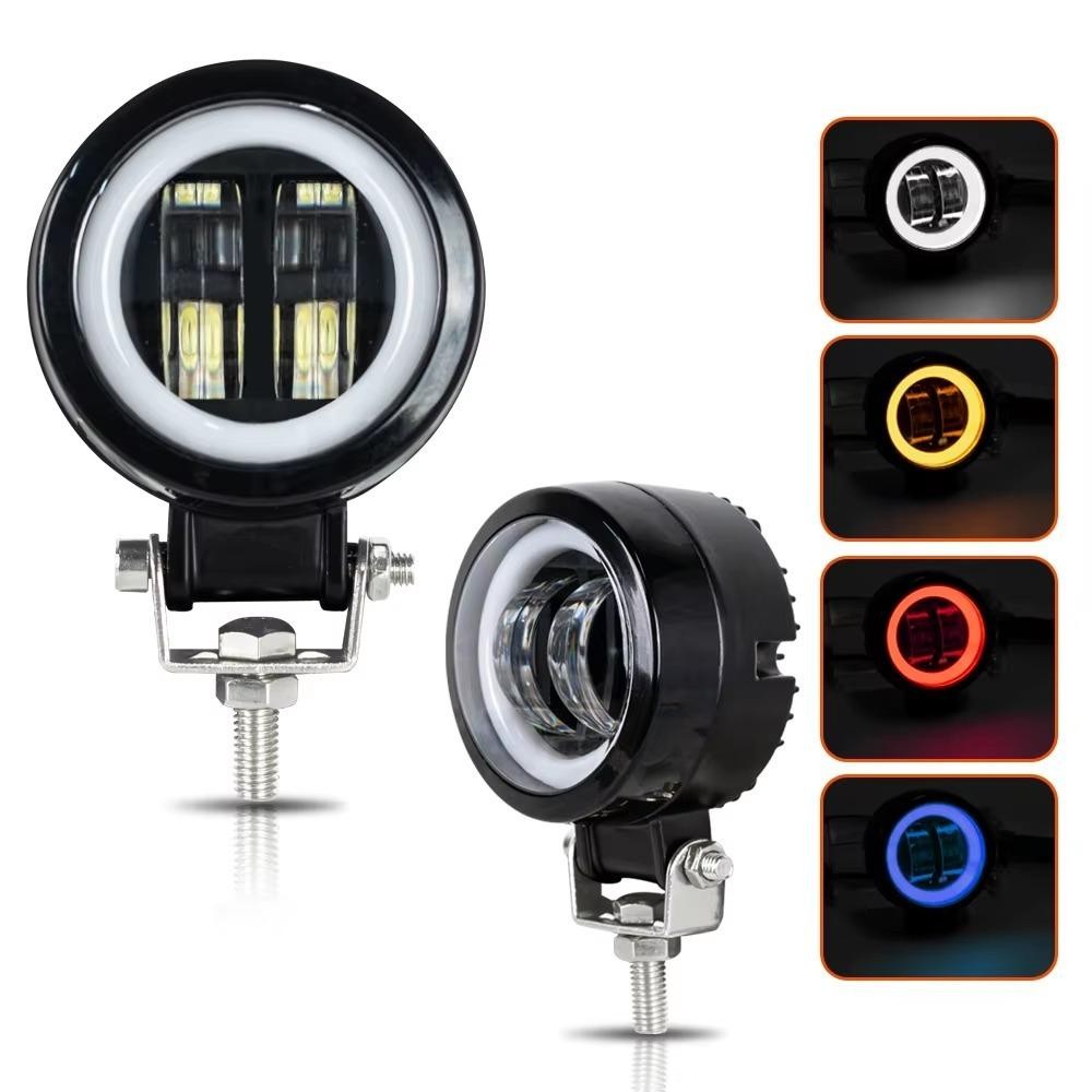 Đèn LED làm việc SAIA, Đèn pha chùm nhựa 12V 24V, Đèn pha LED 3 inch Thanh lái xe tại chỗ