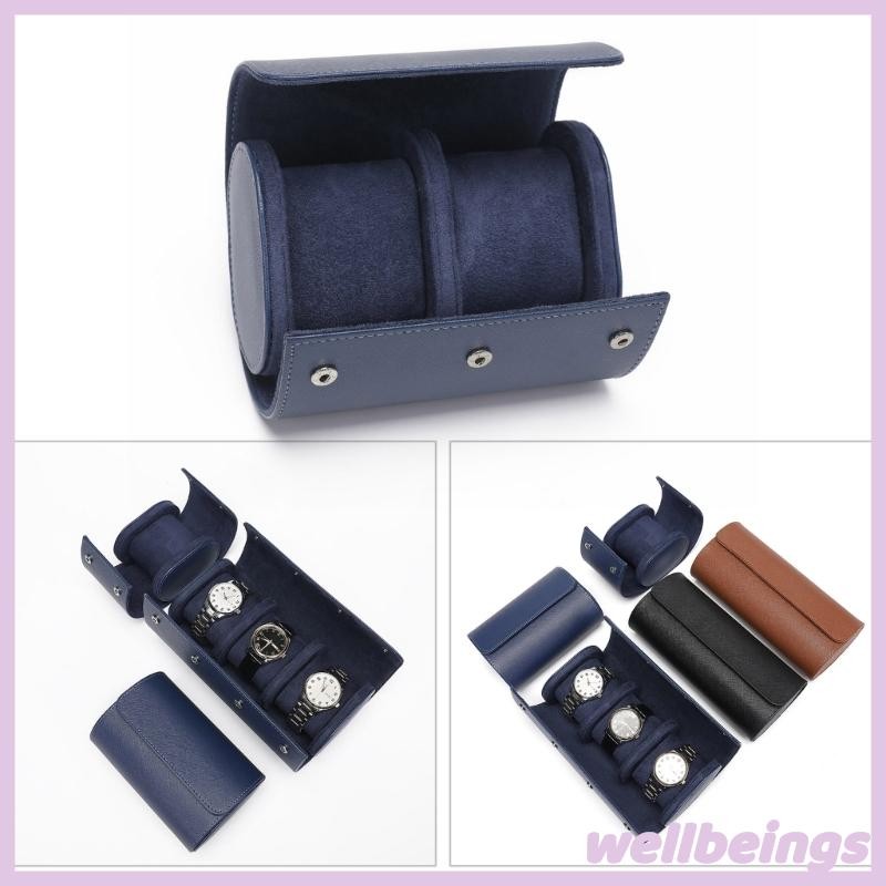 Vintage Watch Storage Case 1/2/3Slots Travel Business Watch Box Chic Leather Box
