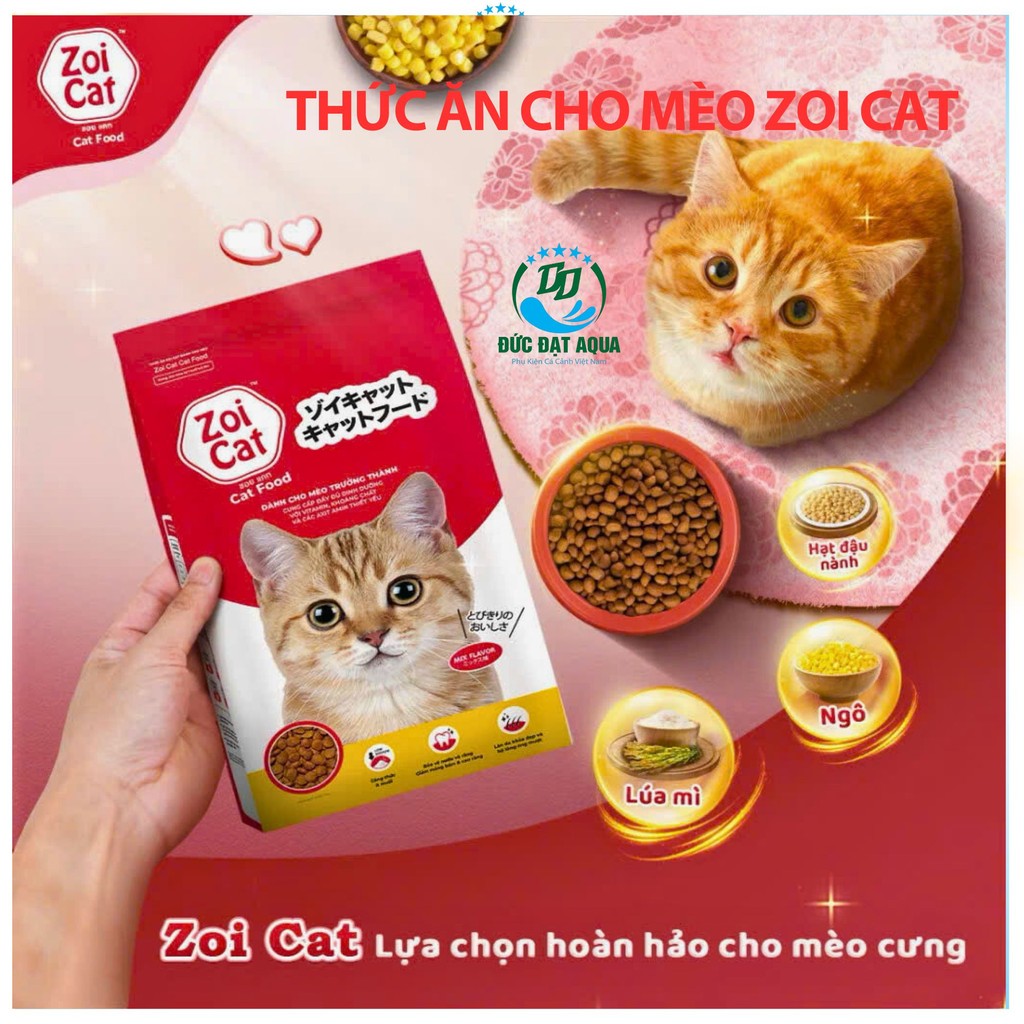 Thức ăn cho mèo Zoi Cat, hạt cho mèo - bao 20kg - có 20 gói nhỏ 1kg 3