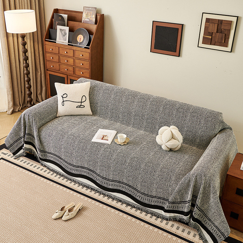 Vỏ bọc ghế Sofa, Chăn Sofa đa năng chống trầy xước Chenille hiện đại chống trượt