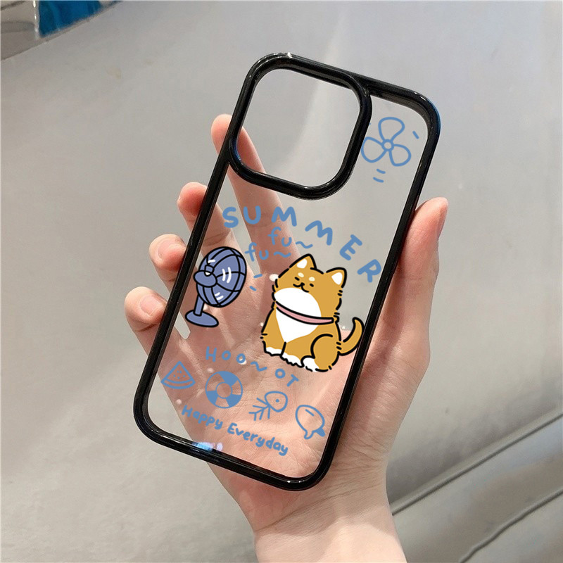 Ốp lưng cho iPhone 11 16 15 Pro Max 16e 14 11 12 13 15 Pro XR XS Max X 7 8 Plus SE2022 Vỏ chống sốc trong suốt bằng silicon mùa hè nóng bỏng