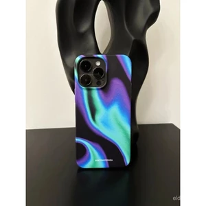 Ốp điện thoại Aurora Purple QYJS tương thích với iPhone 11 13 14 15 16 Pro Max 12 PRO X XS XR XS MAX 14 15 16 PLUS, vỏ cứng, phim bảo vệ cao cấp, chống sốc TAVD