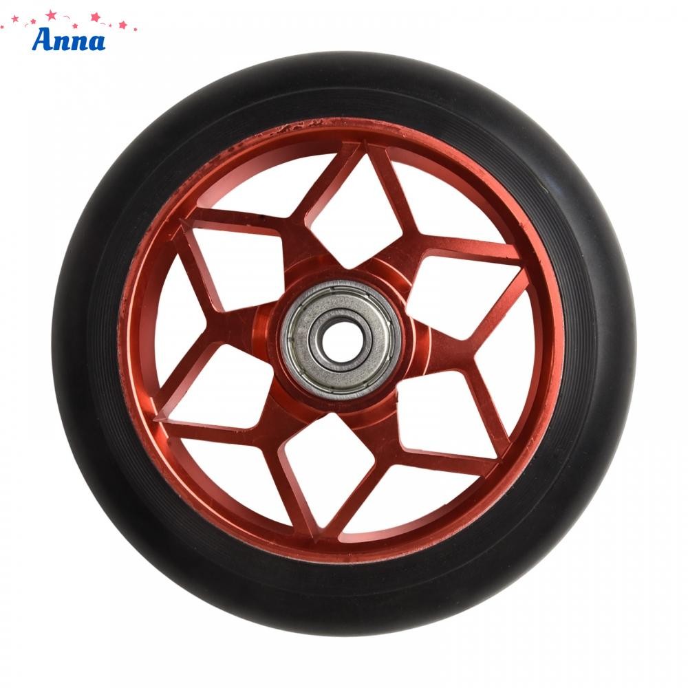 Bánh xe tay ga đóng thế 110mm với vòng bi thép Carbon cao và trung tâm hợp kim