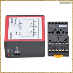 Máy dò xe 110B AC220V Máy dò vòng lặp xe cảm ứng một kênh để kiểm soát truy cập bãi đậu xe ô tô