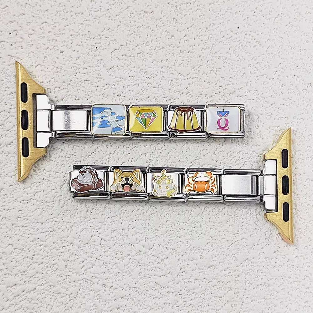 Đồng hồ Apple Mi mới có đầu nối Vòng tay mô-đun Ý Phụ kiện vòng tay nối DIY