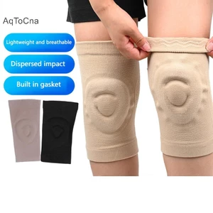AqToCna Miếng Lót Đầu Gối Silicon Thể Dục Nhảy Trượt Băng Thể Thao Miếng Lót Đầu Gối Bóng Rổ Áp Lực Đi Xe Đạp Con Lăn Trượt Băng Silicon Mỏng Đầu Gối HGVN