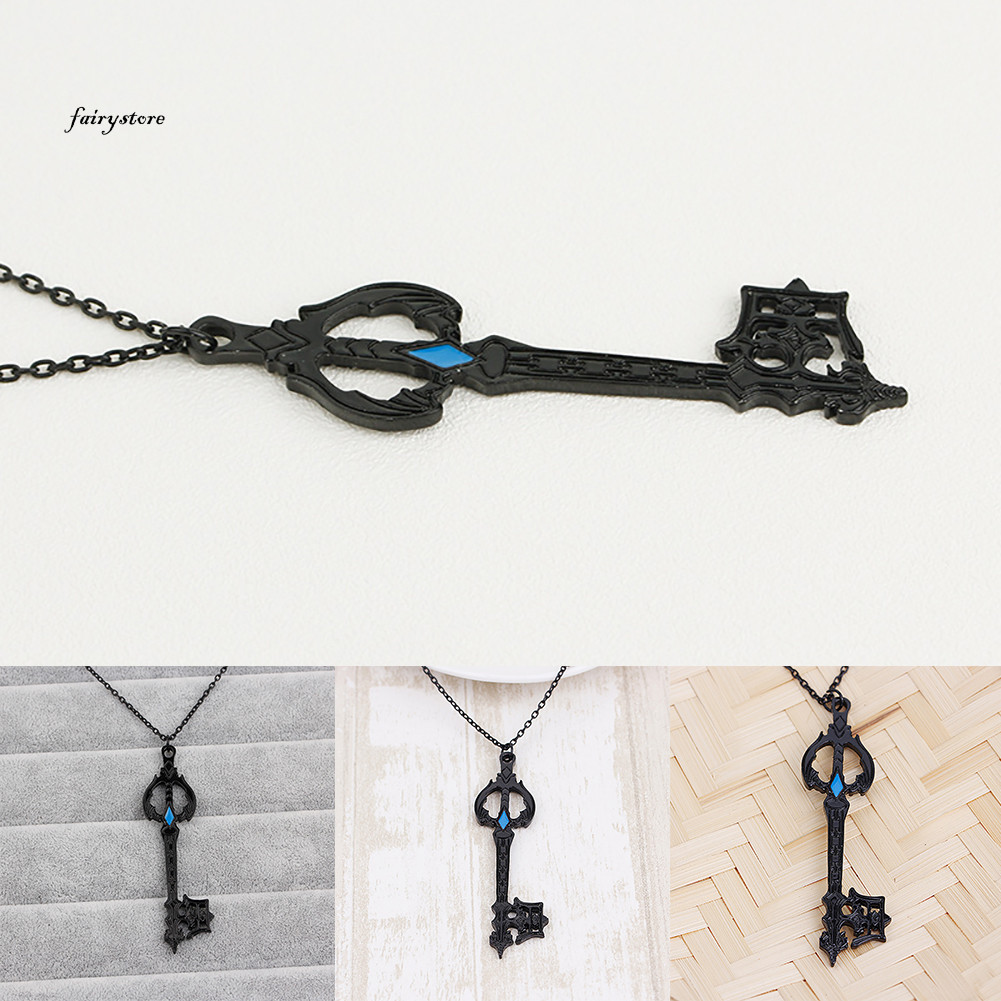 Fairystore| Vương Quốc Trái Tim Oblivion Keyblade Mặt Dây Chuyền Anime Vòng Cổ Quà Tặng Nam Nữ Trang Sức