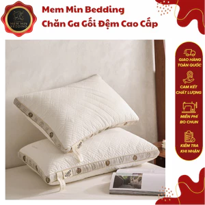 Ruột Gối Sơ Đậu Nành Cao Cấp, Vải Modal Gỗ Sồi Thoáng Khí Cùng Chất Bông Mềm Mại Êm Ái - Memminbedding Luxury