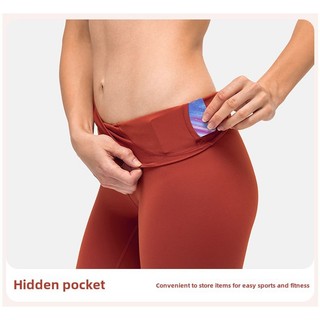 Lulemon Quần Tập Yoga Nữ Cao Cấp Nâng Hông Chạy Skinny Co Giãn Thể Thao Quần Tập Thể Dục